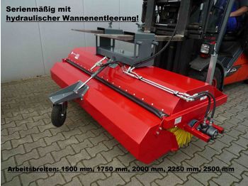EURO-Jabelmann Staplerkehrmaschinen 1,75 m, einschl. hydr. Entleerung, aus laufe  - Brosse