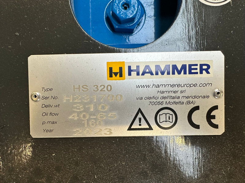Marteau hydraulique neuf Hammer HS320: photos 9