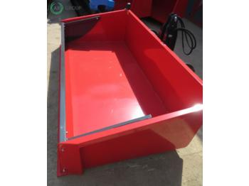 Accessoire pour Machine agricole neuf INTER-TECH Kippmulde 2 m/hydraulic loading chest/plataforma de carga: photos 1