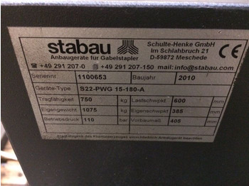 Accessoire pour Matériel de manutention Stabau Rotator180°, Pallet inverter with load pusher: photos 5