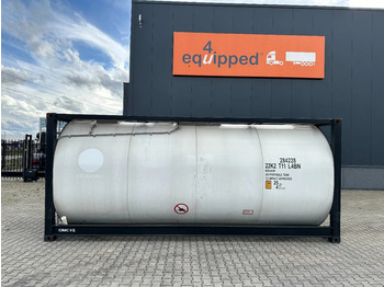 Cuve de stockage neuf CIMC tankcontainers TOP: ONE WAY/NEW 20FT ISO tankcontainer, 25.000L/1-comp., L4BN, UN Portable, T11, steam heating, bottom discharge: photos 2