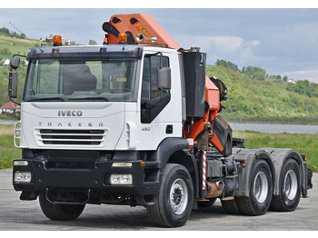 Camion grue Iveco TRAKKER 450*Sattelzugmaschine*PK 44002+FUNK/ 6x4: photos 4