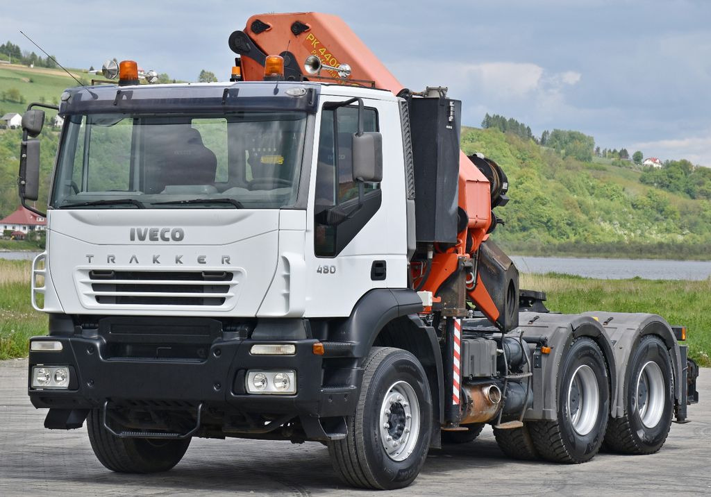 Camion grue Iveco TRAKKER 450*Sattelzugmaschine*PK 44002+FUNK/ 6x4: photos 4