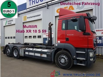 Camion ampliroll MAN TGS 26.440 Multilift 15t. Nutzlast Deutscher LKW: photos 1