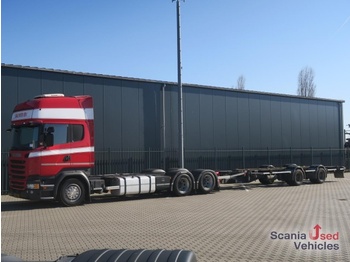 Camion porte-conteneur/ Caisse mobile SCANIA R 450 LB6x2MNB 8T FULL AIR NAVI BDF: photos 1