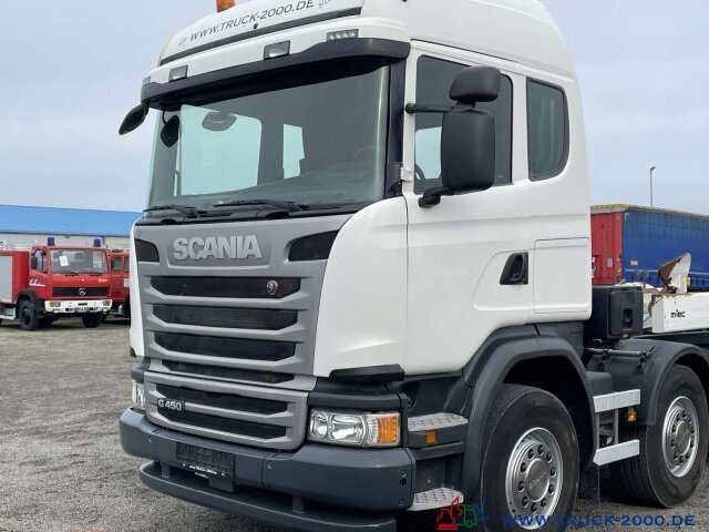 Camion ampliroll Scania G 450 8x2 M-TEC Silosteller 1. Hand Retarder: photos 7
