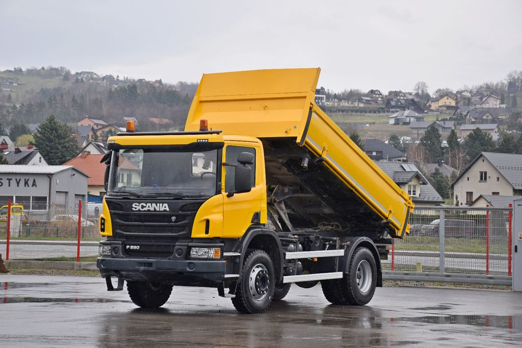 Camion benne Scania P 410 Kipper 4,20m + BORDMATIC / TOPZUSTAND: photos 2