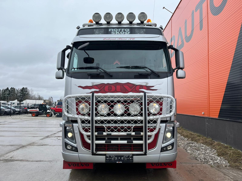 Camion grumier, Camion grue pour transport de bois Volvo FH 16 600 6x4 V KRAN V-10: photos 4