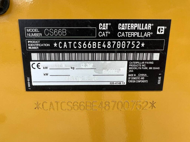 Compacteur Cat CS66B - CE Certified / Low Hours / Padfoot: photos 16