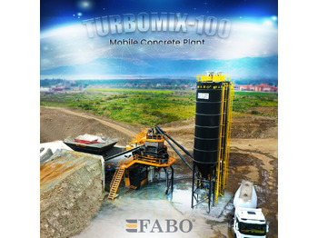 Centrale à béton neuf FABO TURBOMIX-100 Mobile Concrete Batching Plant: photos 1