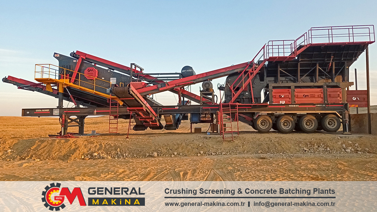 Concasseur mobile neuf GENERAL MAKİNA HOT Sale Crushing Plants: photos 7