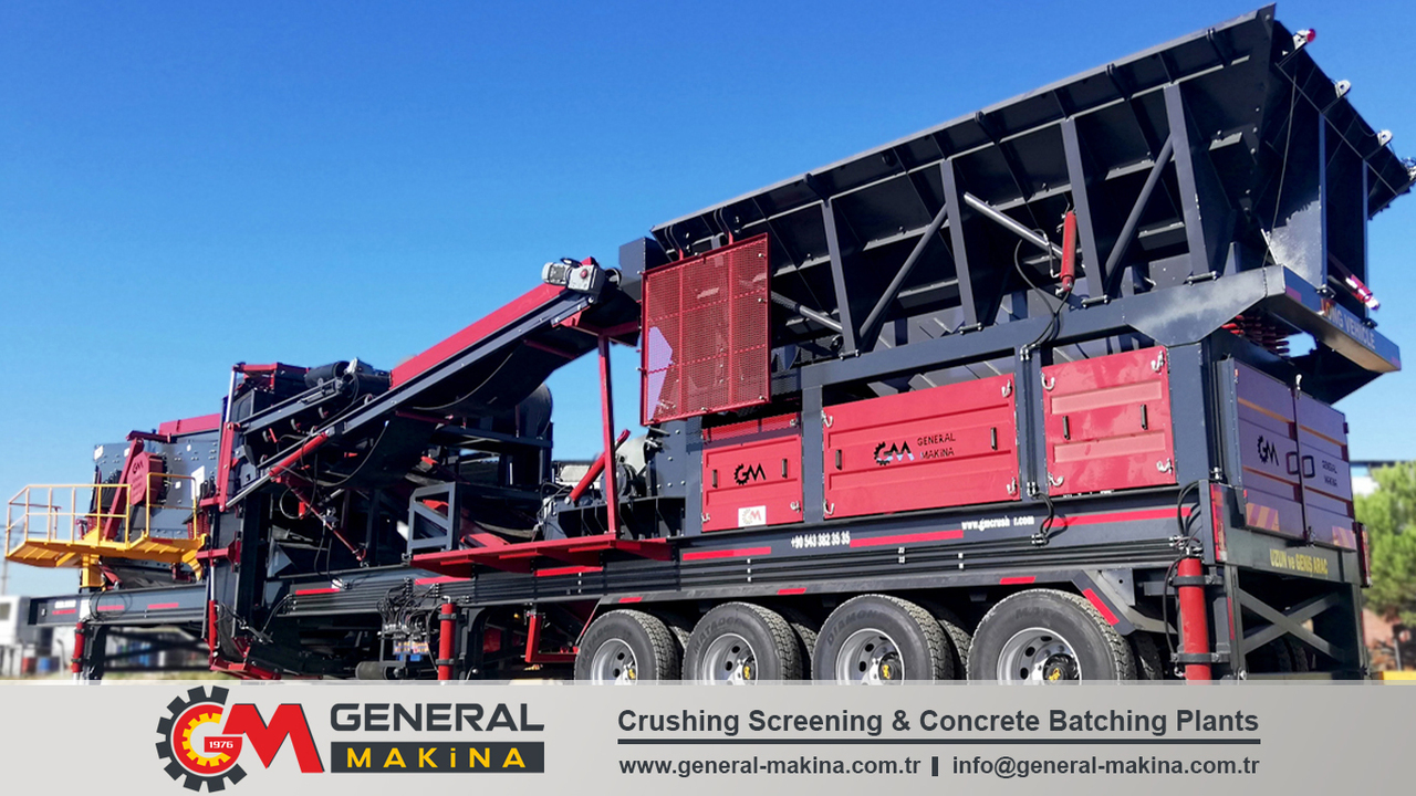 Concasseur mobile neuf GENERAL MAKİNA HOT Sale Crushing Plants: photos 9