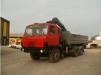 Tatra T 815 with crane HIAB after general enginerepair - Grue mobile