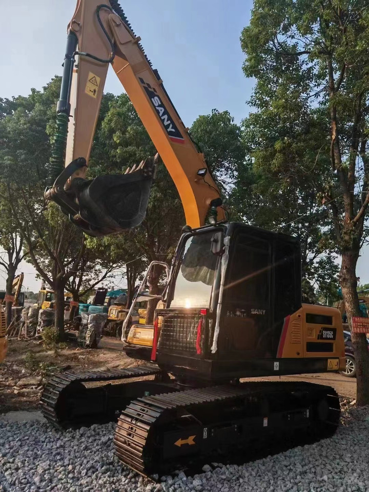 Pelle sur chenille High quality 13 ton used excavator SANY SY135C hydraulic crawler excavator construction machinery in ready stock: photos 2
