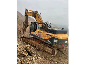 Pelle Hot Sale Good Quality Low Working Hours Second Hand Heavy Duty Digger Used Hyundai 520 Used Crawler Excavator: photos 2