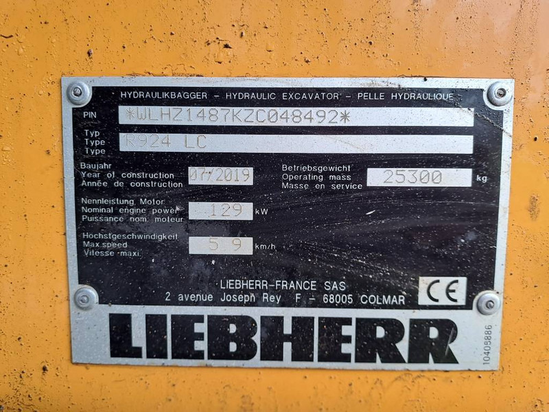 Pelle sur chenille Liebherr R924-LC (+ 3 Buckets): photos 13