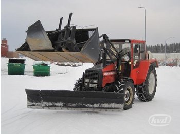 Volvo BM Valmet 705-4 Traktor med lastare plog & skopor  - Tracteur agricole