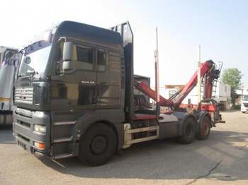 MAN TGA 26.430 6x2 Holztransporter, Epsilon E90Z81 ,Euro4 - Remorque forestière