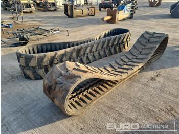  Rubber Track to suit 8 Ton Excavator (2 of) - chenille
