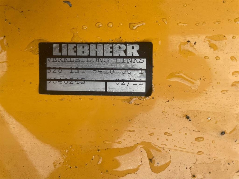 Frame/ Châssis pour Engins de chantier Liebherr A934C-9640245-Covering left/Verkleidung links: photos 7