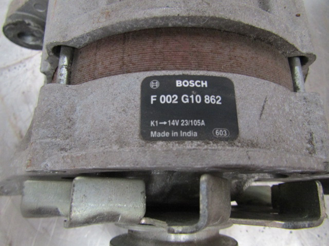 Système électrique pour Camion SCHMIDT SWINGO BOSCH ALTERNATOR P/NO F.002 G10 862: photos 3