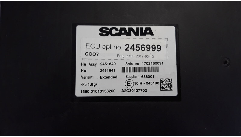 Pièces de rechange pour Camion Scania ECU DC1305 COO7 ignition with key: photos 3