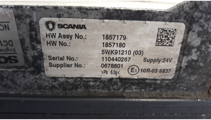 Pièces de rechange pour Camion Scania ECU DC1305 COO7 ignition with key: photos 5