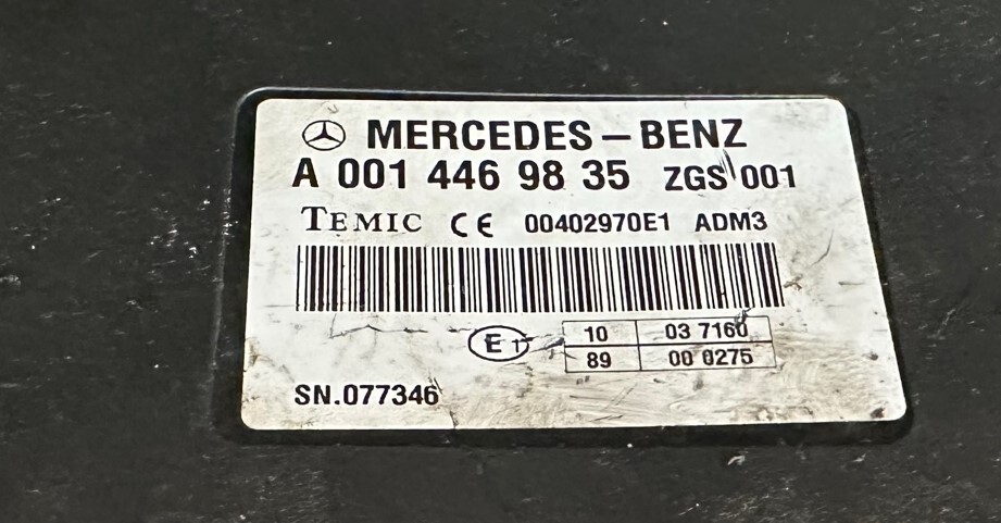 Bloc de gestion pour Autre matériel neuf Temic Mercedes Unimog Ecu A0004469835: photos 2