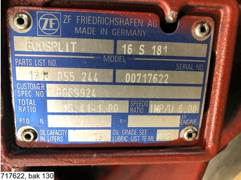 Boîte de vitesse ZF ECOSPLIT 16 S 181, Manual: photos 2