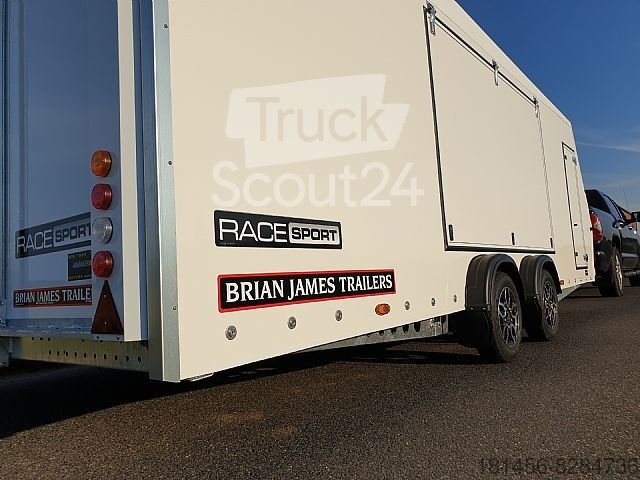 Remorque porte-voitures neuf Brian James Trailers Race Sport 550 3000kg Alufelgen black: photos 6