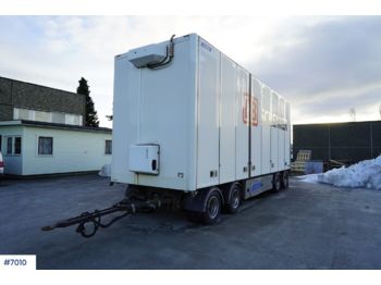 Remorque fourgon Narko 4 axle trailer with full side opening and heat: photos 1