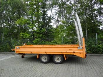 Remorque porte-engin surbaissée pour transport de équipements lourds Obermaier Tandemtieflader: photos 1