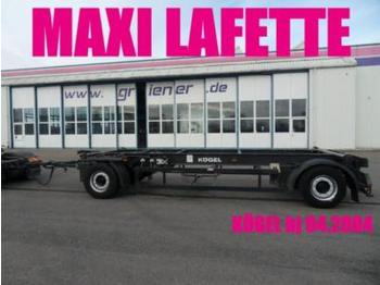 Kögel AWE 18 / MAXI LAFETTE 1020 - 1500 mm / BDF - Remorque porte-conteneur/ Caisse mobile