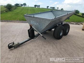  Unused Beall 6' x 4' Twin Axle Tipping Trailer - remorque porte engin