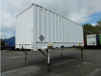 Stahlcontainer Wechselcontainer Rolltor - Remorque porte-conteneur/ Caisse mobile: photos 2