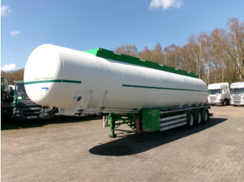 Semi-remorque citerne pour transport de carburant Feldbinder Fuel tank alu 44.3 m3 / 6 comp + pump: photos 1