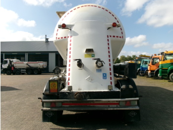 Semi-remorque citerne pour transport de farine Feldbinder Powder tank alu 36 m3 / 1 comp: photos 5