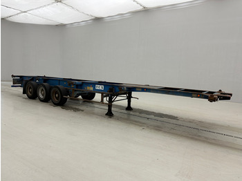 Semi-remorque porte-conteneur/ Caisse mobile Fruehauf Skelet 2 x 20-30-40 ft: photos 3