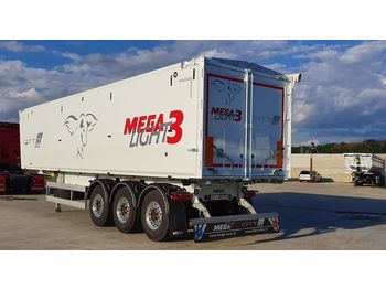 Semi-remorque benne pour transport de matériaux granulaires neuf MEGA Light3 55 mc: photos 1