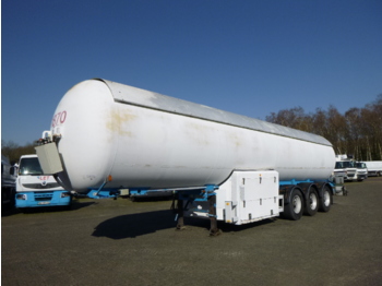 Semi-remorque citerne pour transport de gaz Robine Gas tank steel 49 m3 + pump/counter: photos 1