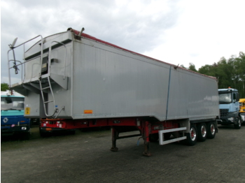 Wilcox Tipper trailer alu 52 m3 + tarpaulin - semi-remorque benne