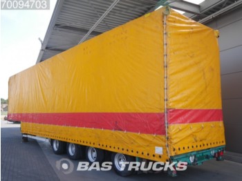 MEUSBURGER Ausziehbar bis 19.85m  2x Lenkachse Liftachse MPG-4 4 axles Twistlocks - Semi-remorque surbaissé