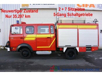 Camion de pompier Iveco 75E16 A Mannschaft- Feuerwehr Löschpumpe Top: photos 1
