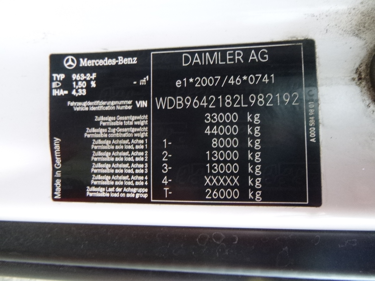 Camion hydrocureur Mercedes Arocs 3333 6x6 RHD salt spreader / gritter: photos 31