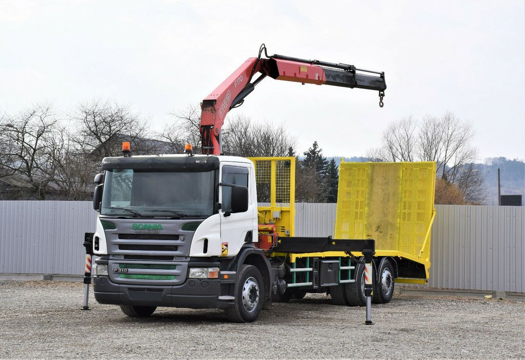Remorqueuse, Camion grue Scania P 310 Abschleppwagen 7,50m * FASSI F170A.22: photos 2
