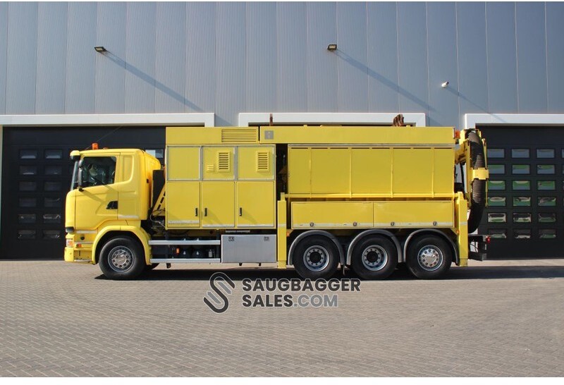 Camion hydrocureur Scania R580 V8 RSP 3 Turbine Saugbagger: photos 2