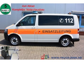 Ambulance Volkswagen T5 2.0 TDI 4x4 4Motion Binz Notarzt-Rettung 1.Hd: photos 1