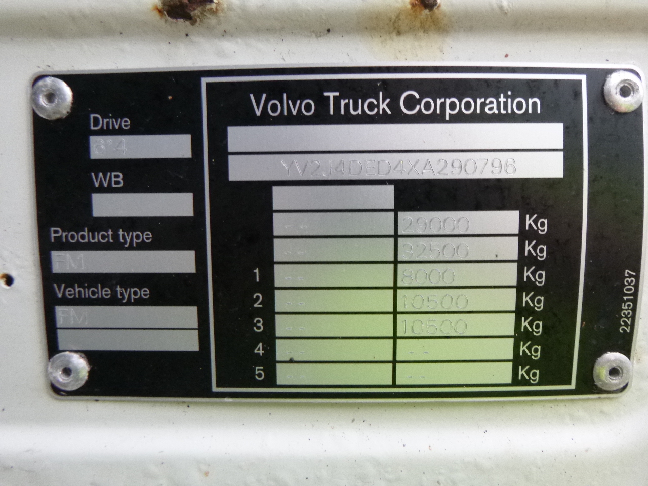 Camion hydrocureur Volvo FM7 290 6X4 RHD vacuum tank 13.7 m3: photos 39