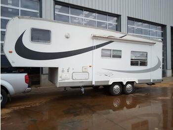 Pick-up 2007 Allen Camper KountryLite Twin Axle 5th Wheel 4 Birth Side Extending Caravan, Gas Oven, Microwave, Awning, Leather Interior: photos 1