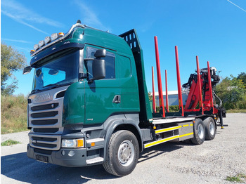 Scania R490 6x4 Euro 6 Kurzholz Palfinger AHK (2) - Camion grumier: photos 1